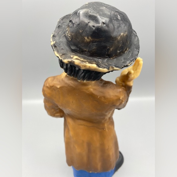 Emmett Kelly Squeak Toy 10” Vintage 1950s Rubber Figurine Clown Doll Preowned - Picture 8 of 8